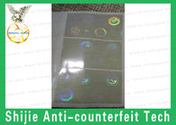 FL hologram overlay wholesale price good quality Safety shipping 83mm x 50mm 50um clear stickers