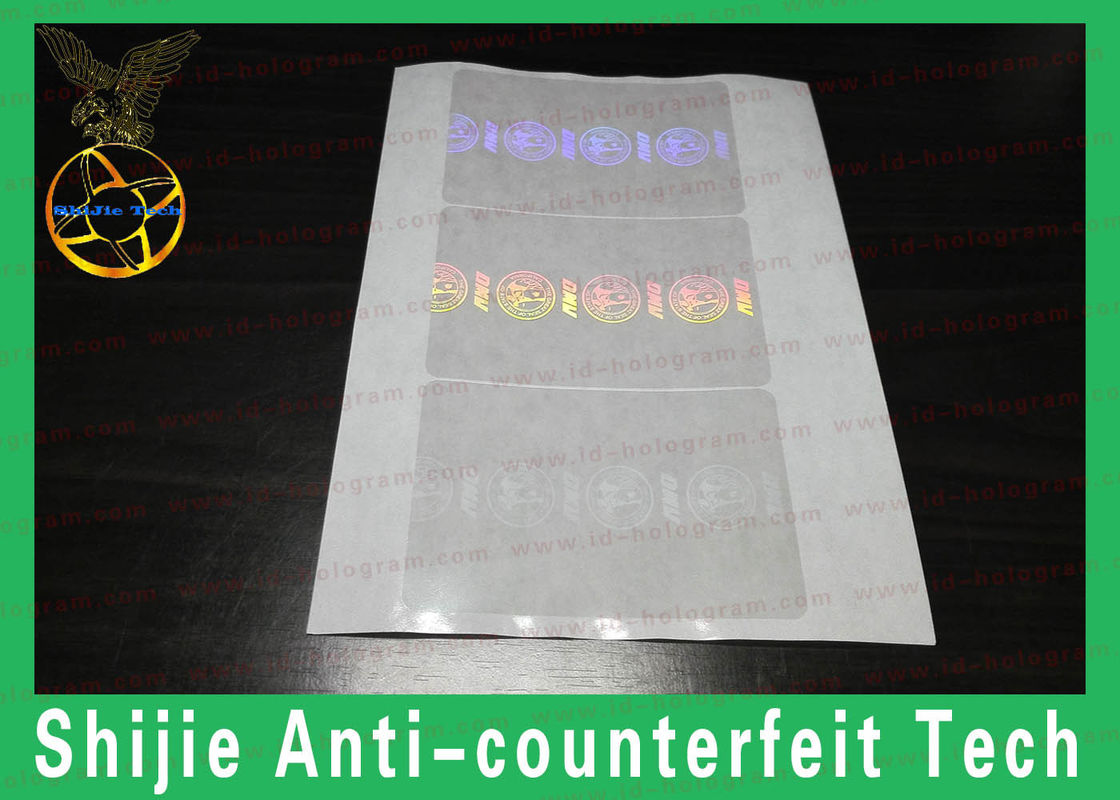 California holographic overlay good quality PET standard size Safety shipping