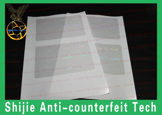 ID hologram overlay retain the good quality fair price 3-5 working days 50um thickness FL hologram overlay
