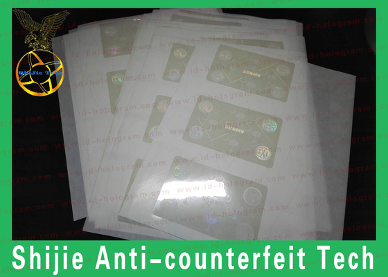 FL hologram overlay Rounded rectangles SC hologram without backlight 50um adhesive high quality