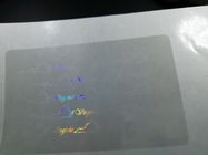 Supply RI / FL / VA hologram overlay for ID card for usa DHL express thick transparent