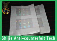 Adhesive reasonable price best quality transparent ID ( Fl NJ MD PA RI NC SC VA ) hologram overlay