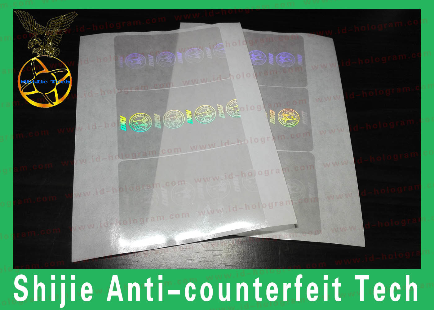 Favorable price good quality California holographic overlay the fastest shipping standard size
